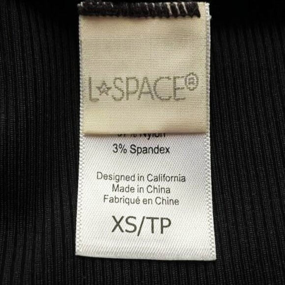 L*Space Black Ribbed Bikini Bottom – Size XS – Flattering Fit & Stretchy Comfort - Picture 6 of 10